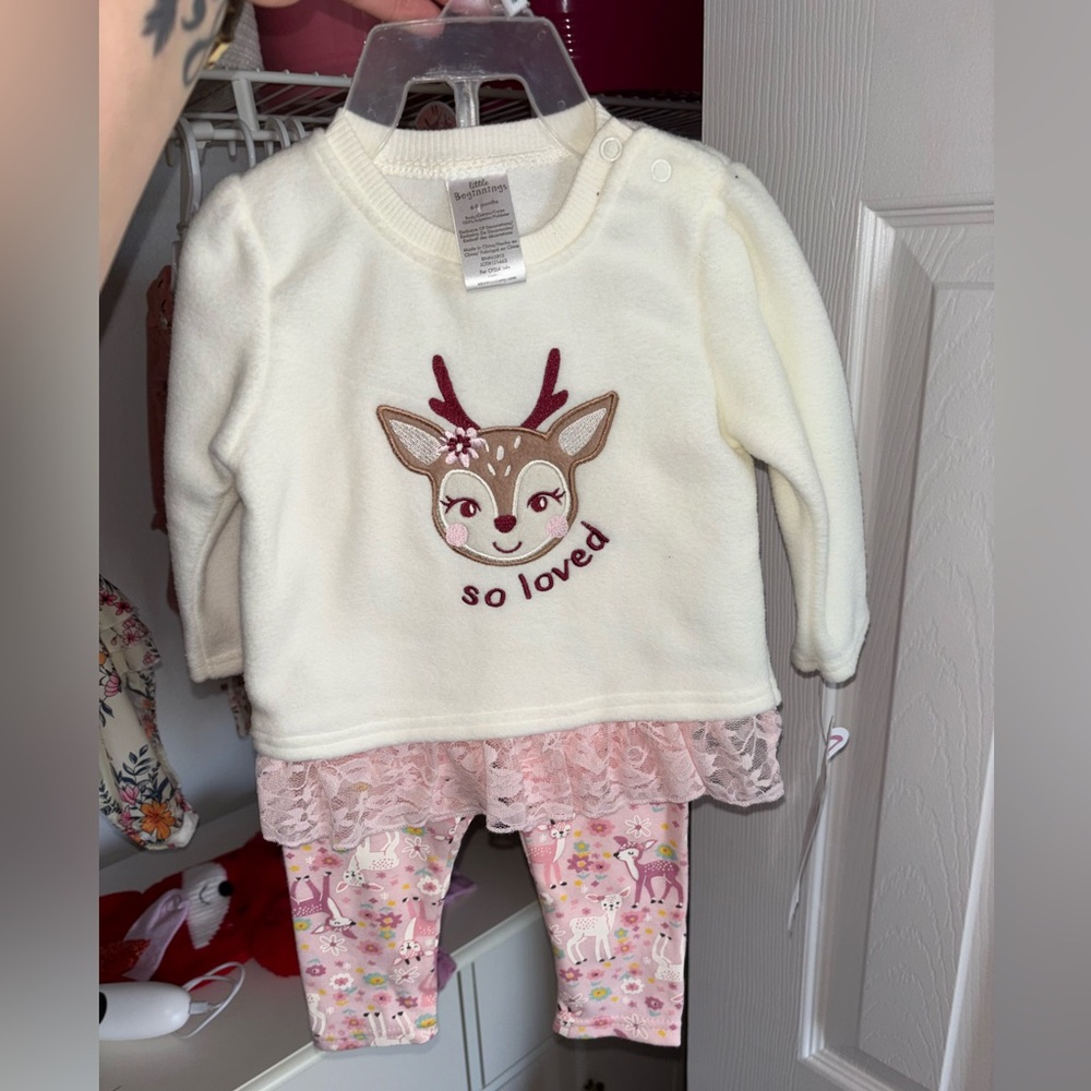 Two piece baby girl set